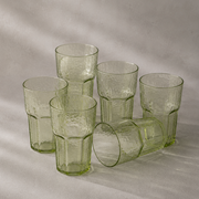Green Atlas Glass | Set of 6