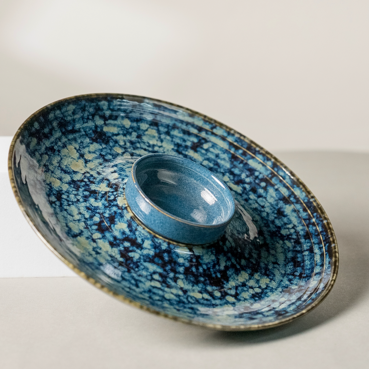 Blue Nebula Platter