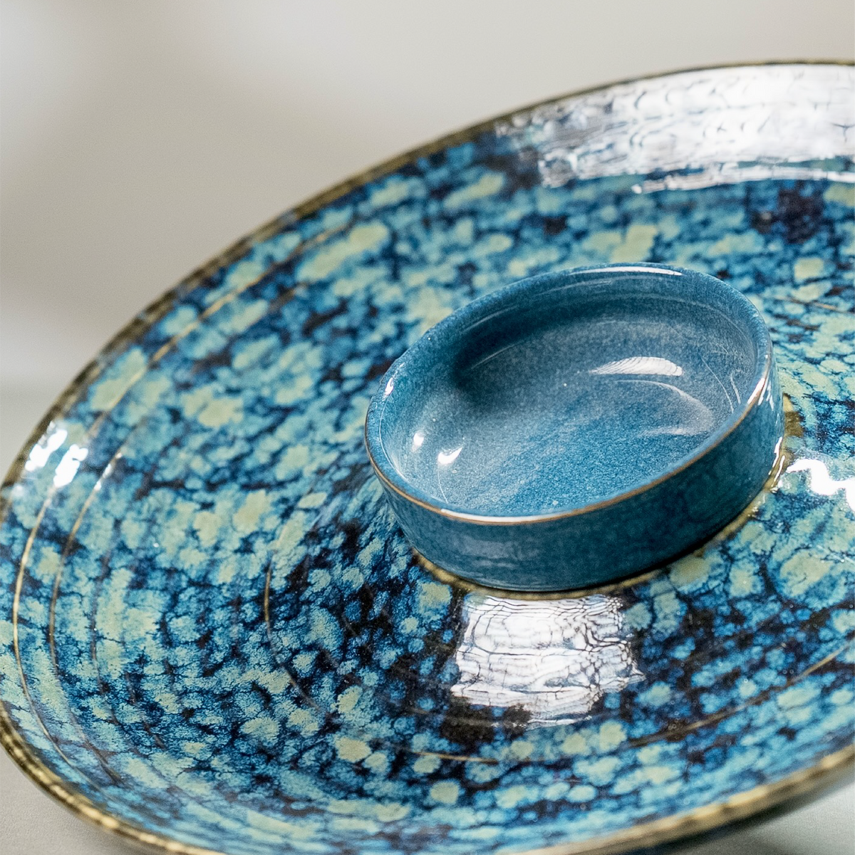 Blue Nebula Platter