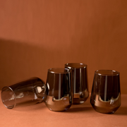 Chrome Cove Glass | Set of 6