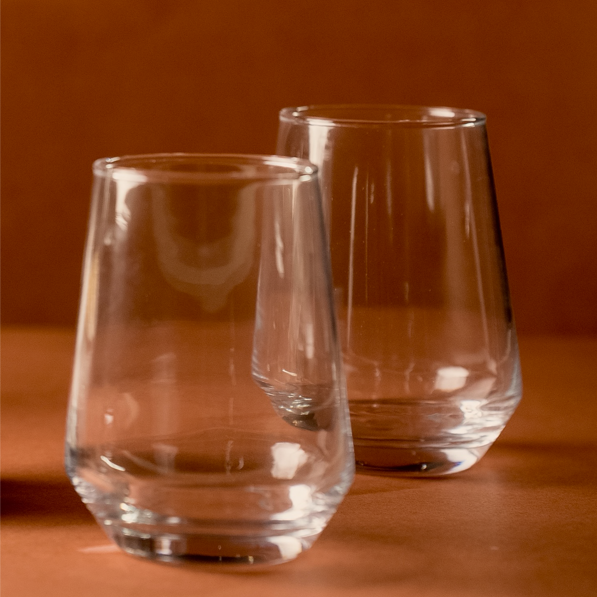 Chrome Cove Glass | Set of 6