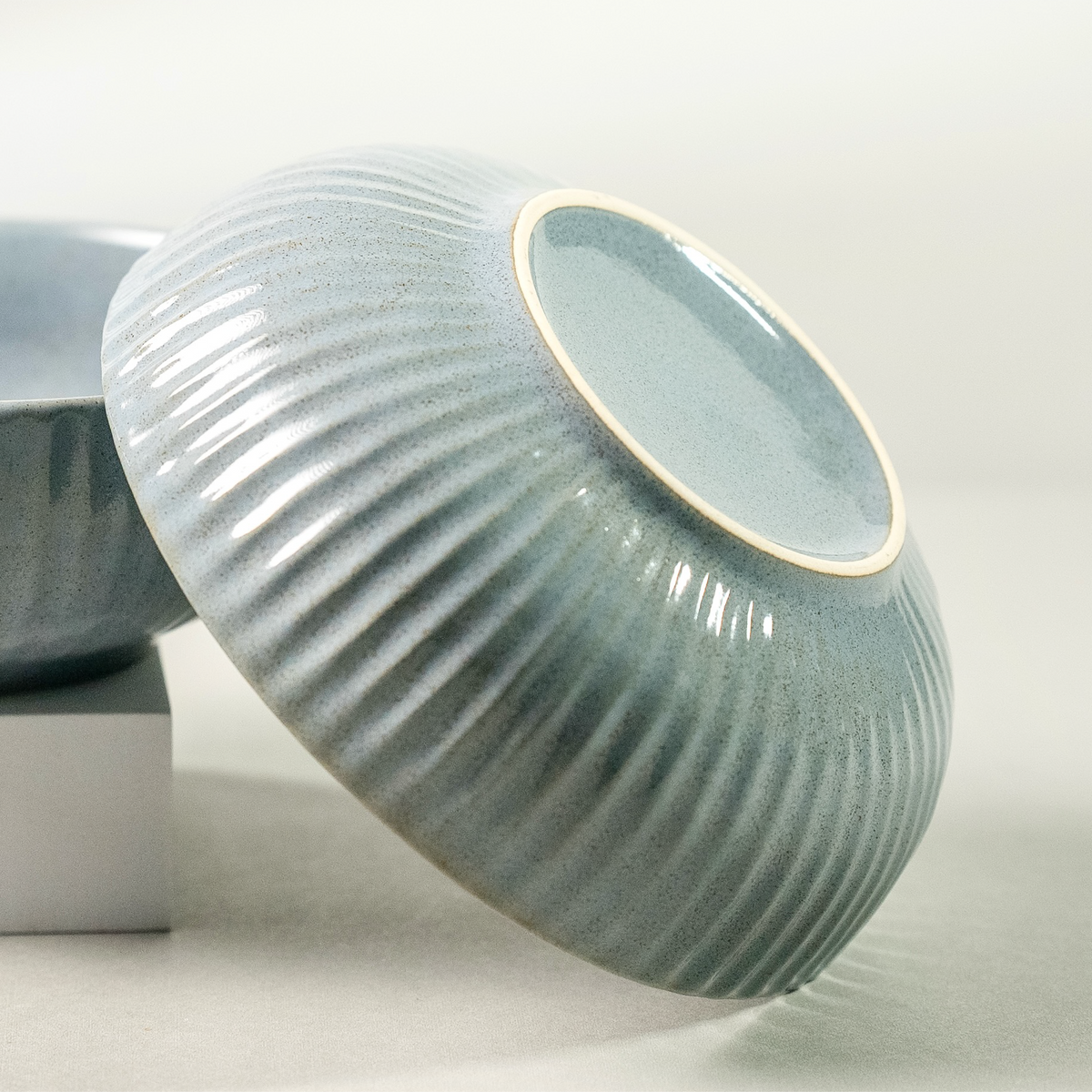 Blue Aurelia Bowl