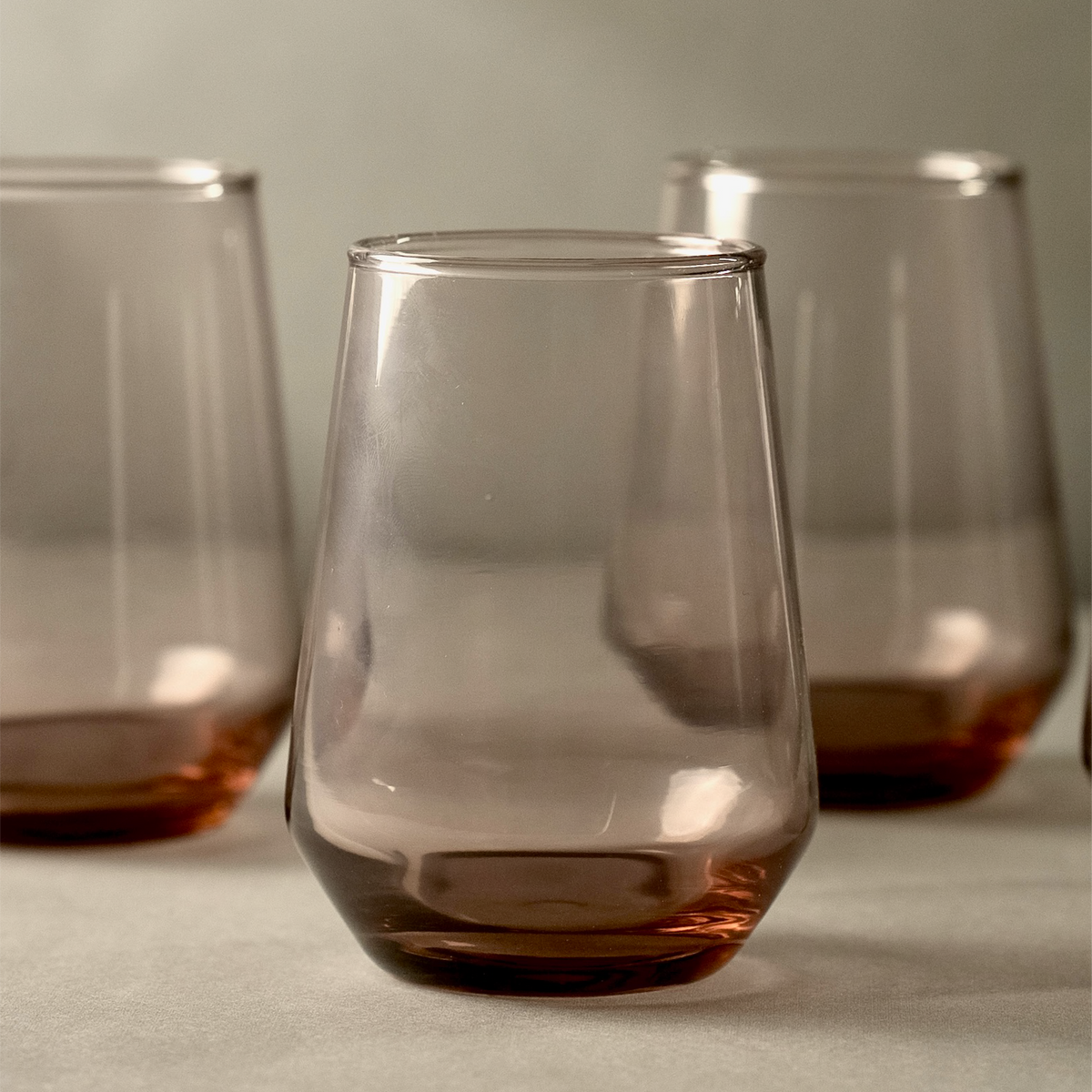 Chrome Cove Glass | Set of 6