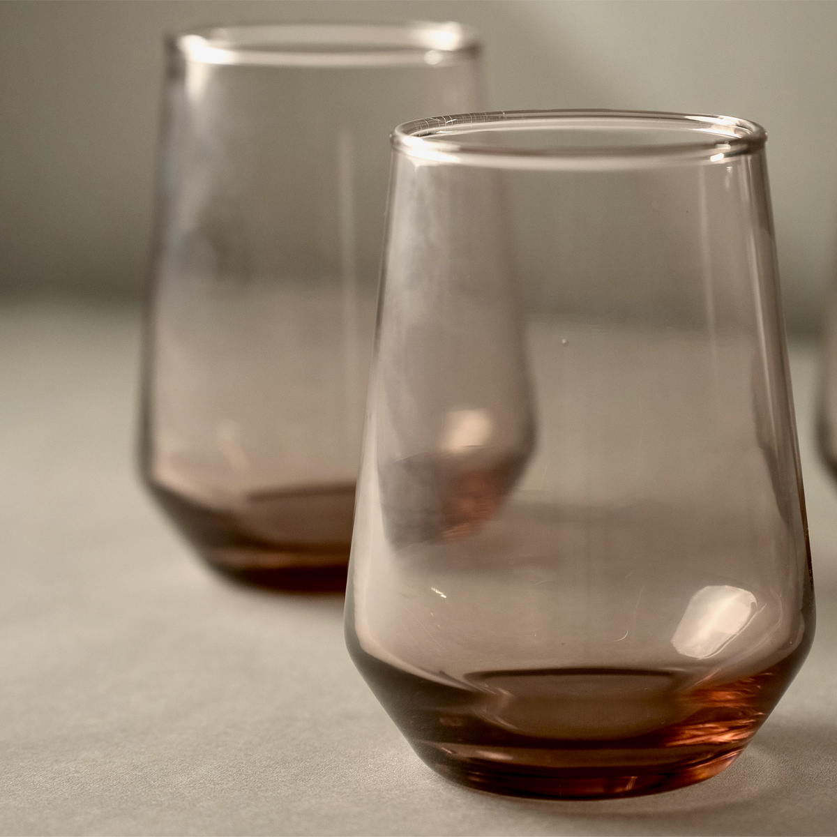 Chrome Cove Glass | Set of 6