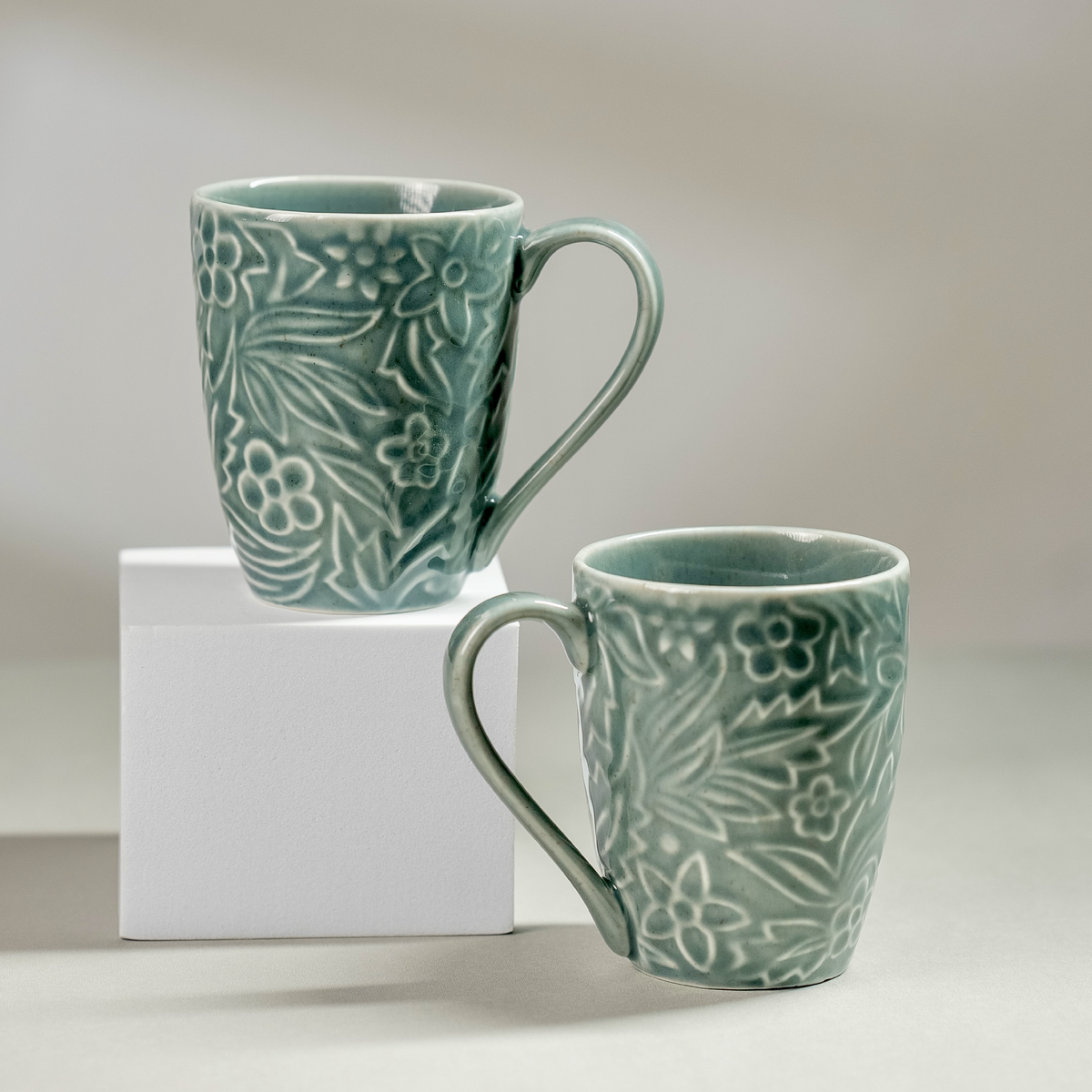 Teal Meadow Mug